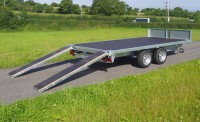 2036 12' x 5'10" Platform 2000kg with ramps and headboard