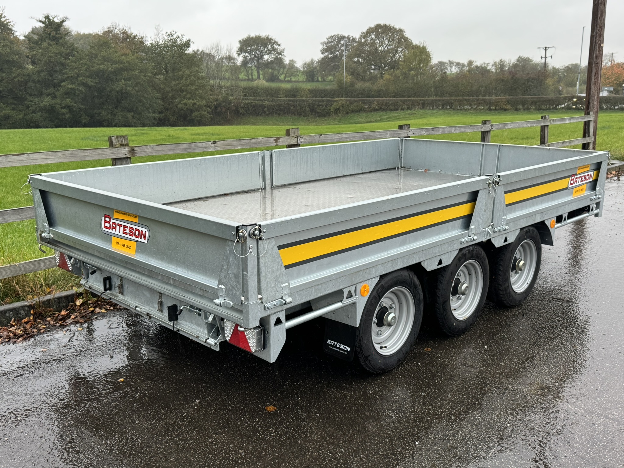 Ex-Demo 356H 12'x 6'6" 3.5Ton Hydraulic Tipping Trailer - Image 5